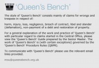 The Queen's Bench.